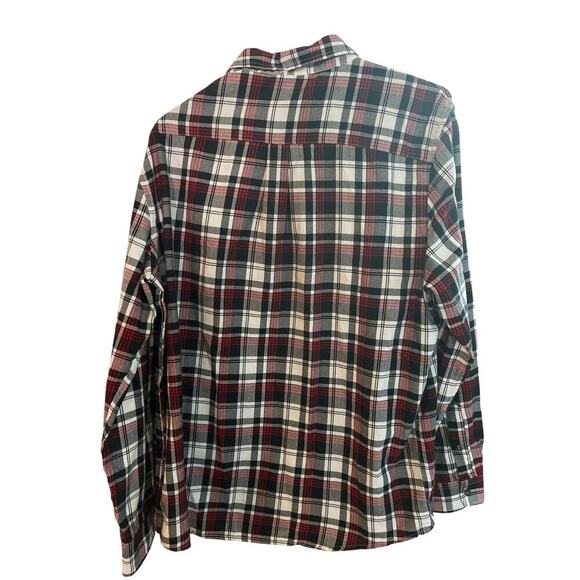 Chaps Men's Red And Black Plaid Button-Down Shirt, Size XL - Picture 4 of 4